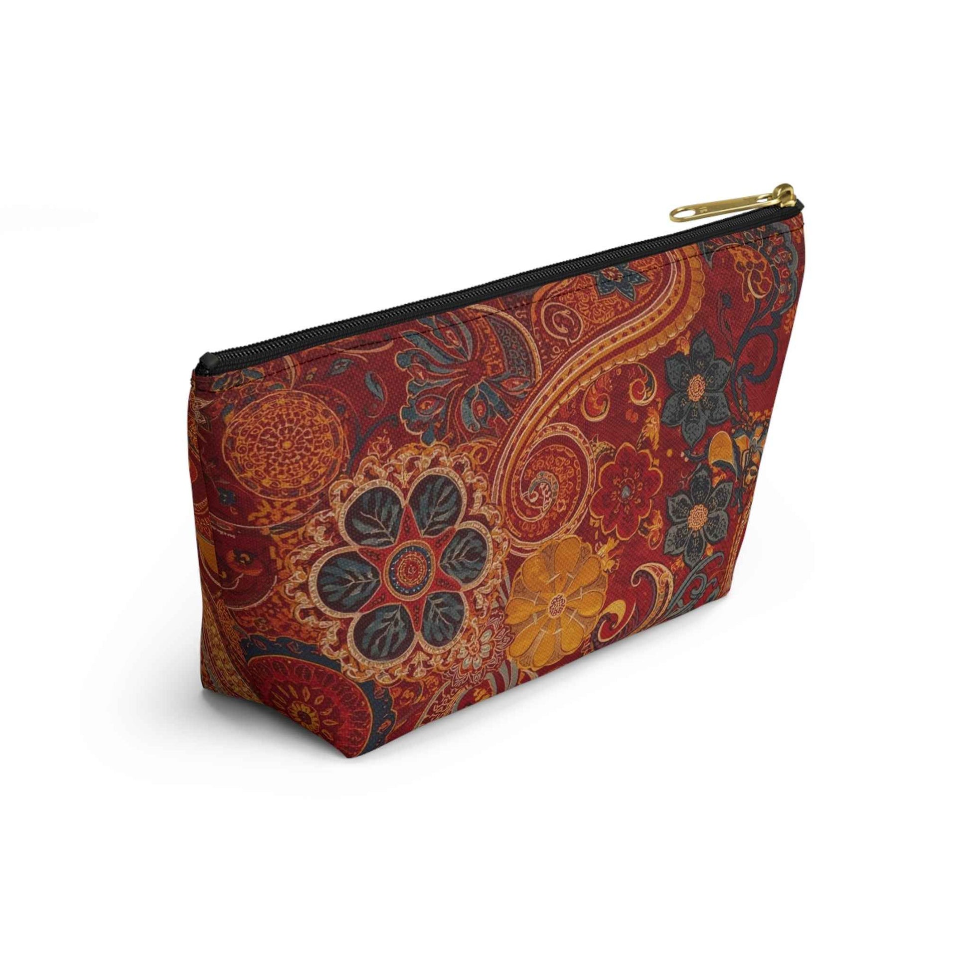 Boho Accessory Pouch with T-bottom Travel Accessory