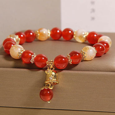 Solar Flare: Sun-Drenched Agate & Quartz Crystal Fusion Necklace