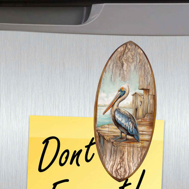 Coastal Charmers Surfboards Decorative Eco Wood Magnets Set of 6 by G. Debrekht - Coastal Decor - 8090070G-S6