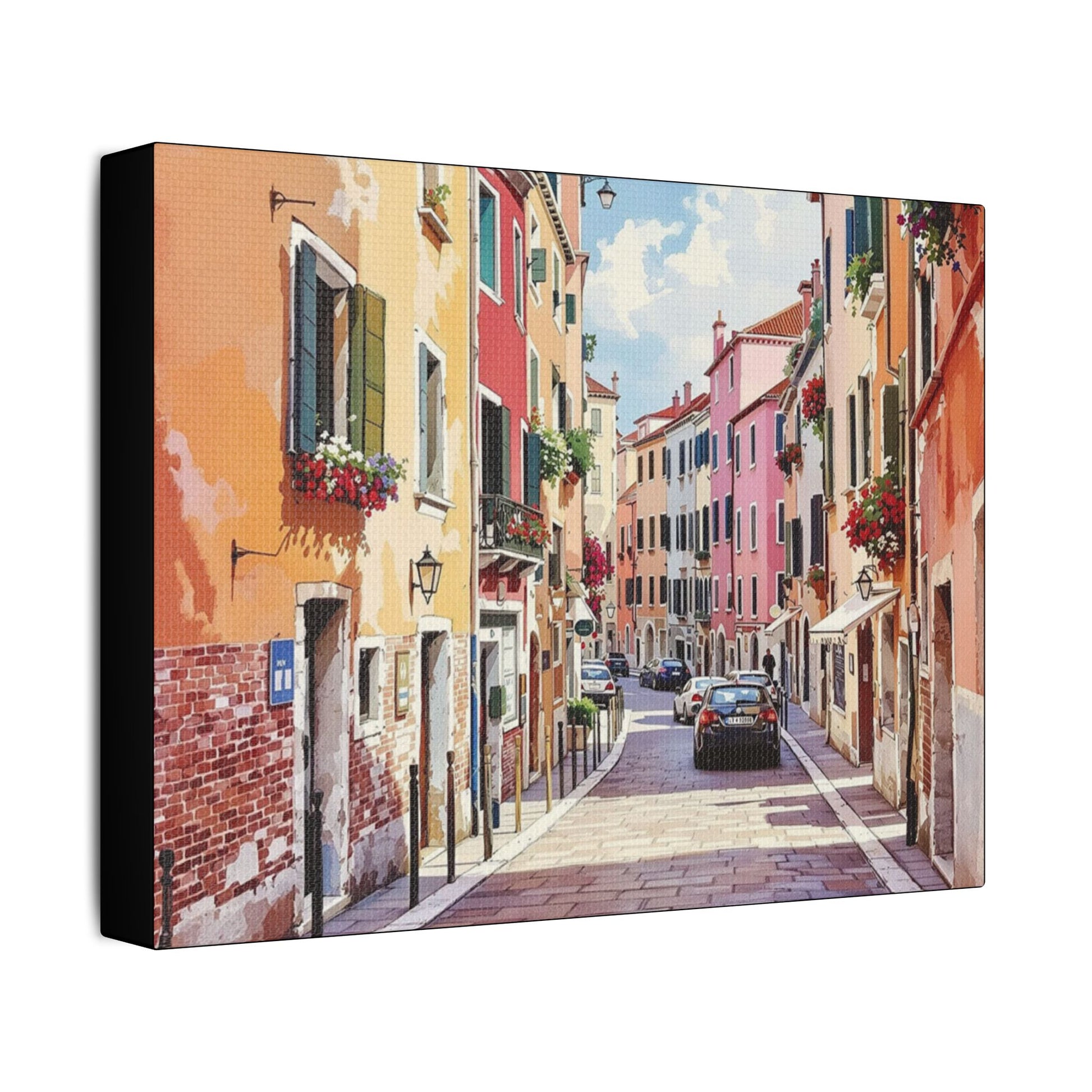 Venice Italy Watercolor Canvas Print for Stunning Home Decor - Rosetta Creative Boutique