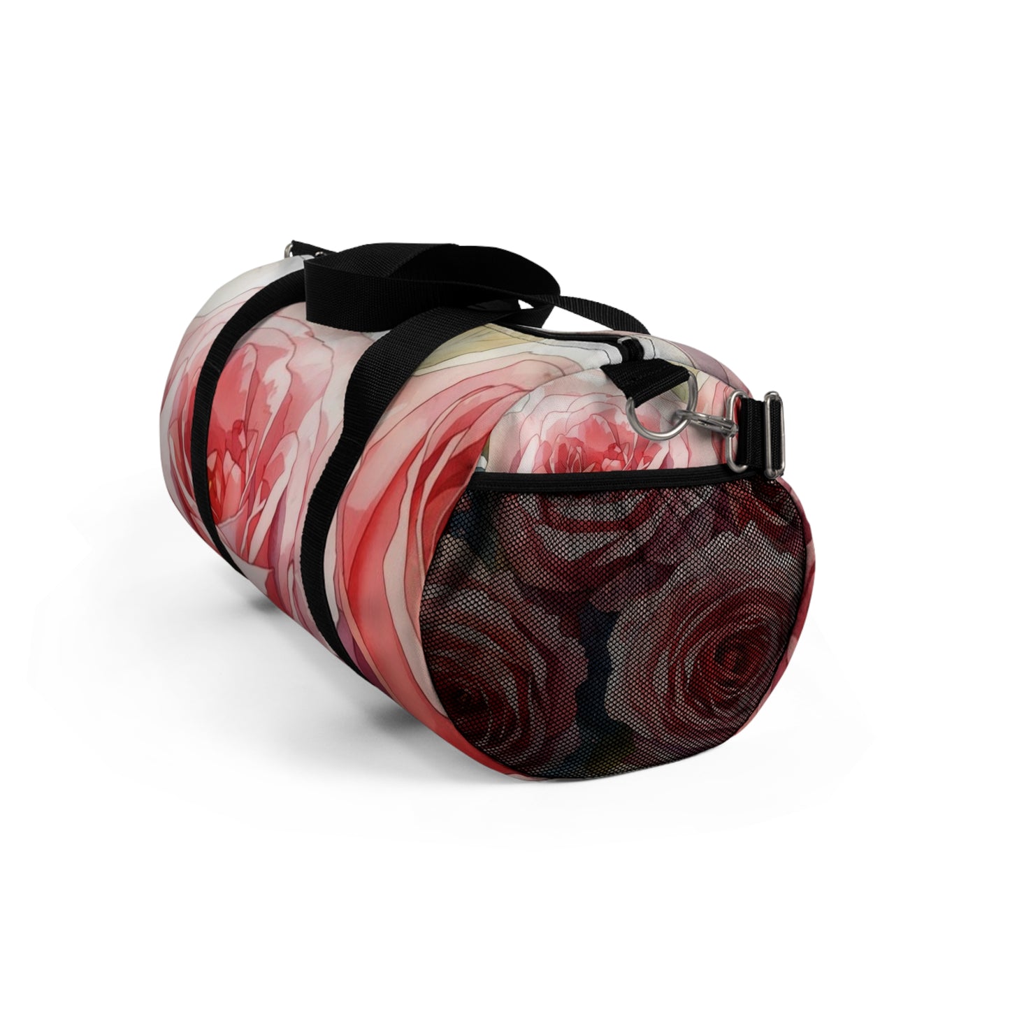 Romantic Roses Floral Duffel Bag Travel Gym Tote Gift - Rosetta Creative Boutique