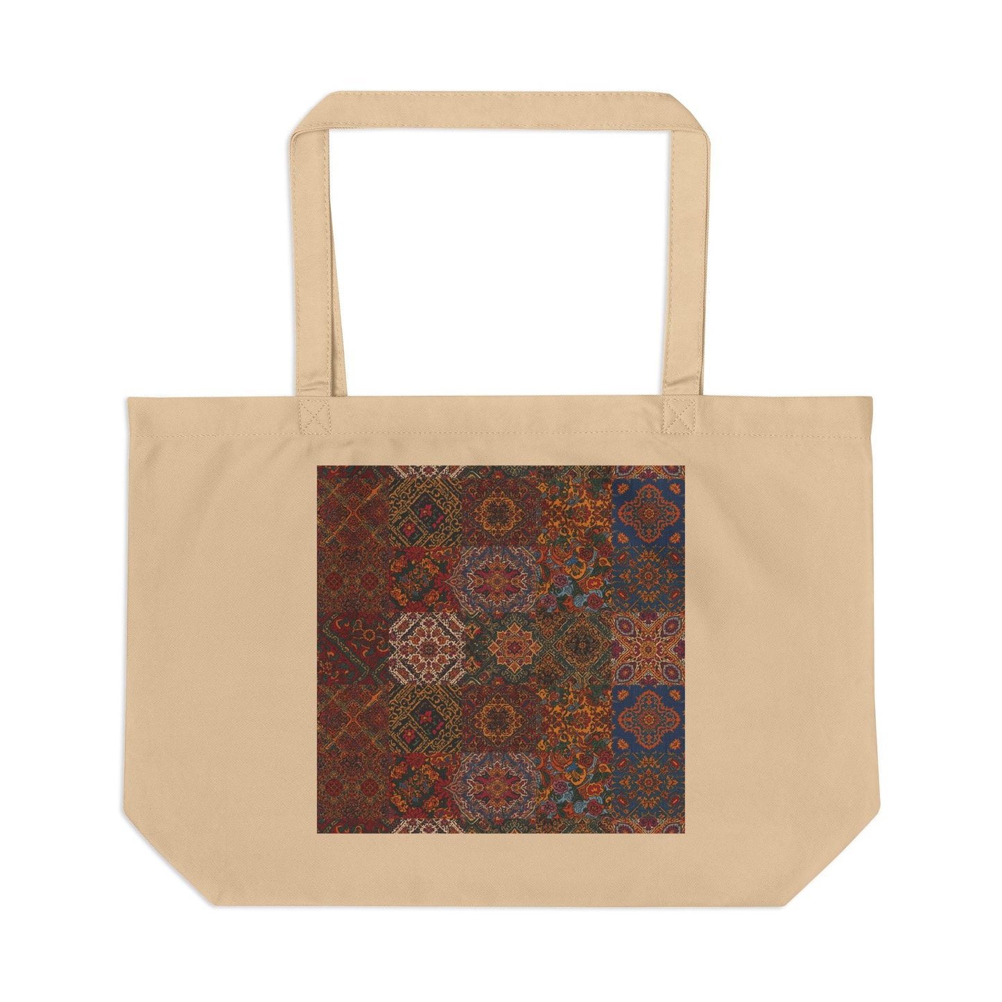 Eco-Friendly Large Tote Bag with Vibrant Multicolor Design, Reusable Shopping Bag, Gift for All Occasions, Boho Style, Weekend Getaway