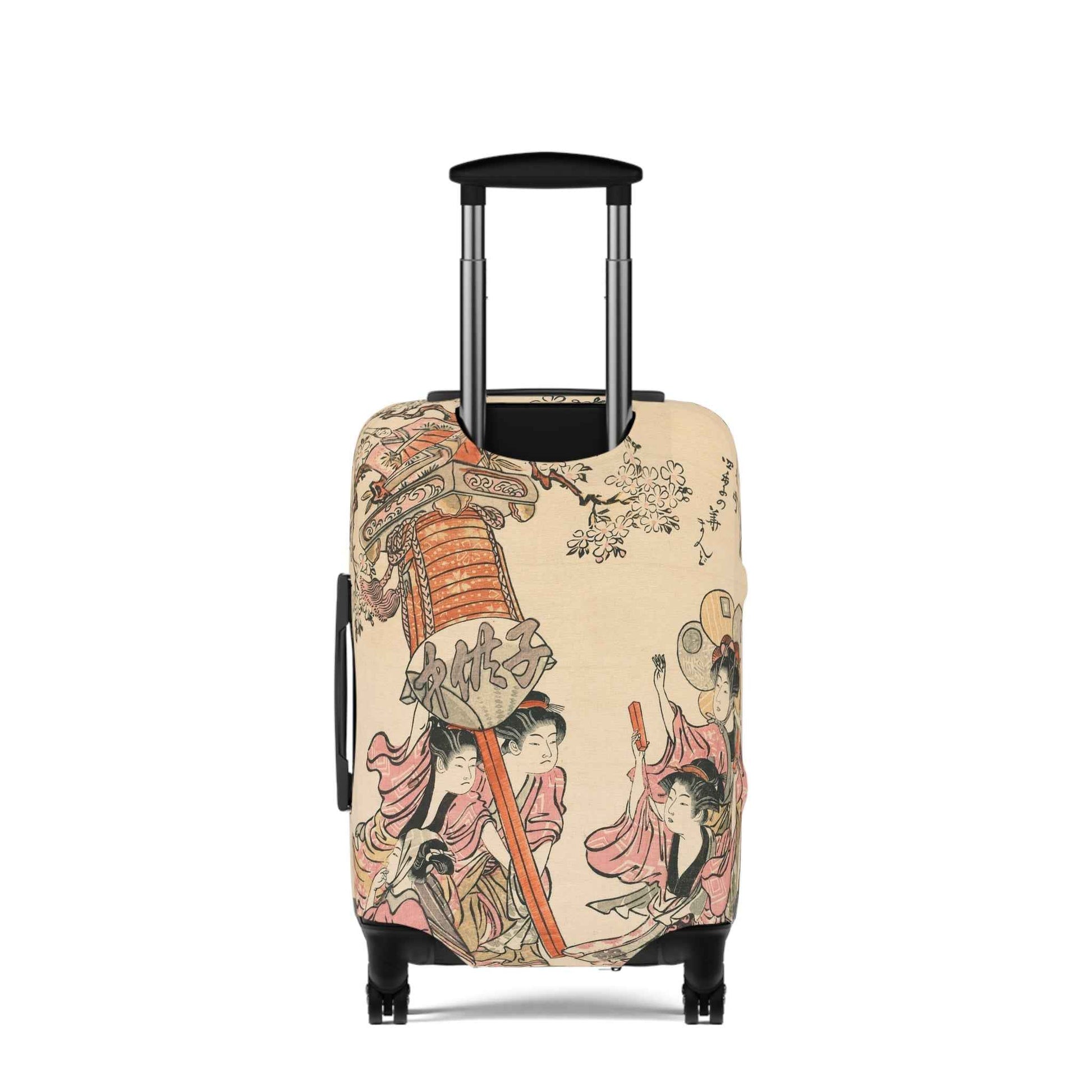 Japanese Geisha Luggage Cover – Vintage-Inspired Travel Accessory by Rosetta Creative Boutique, Unique Suitcase Protector & Personalized Gift Idea - Rosetta Creative Boutique