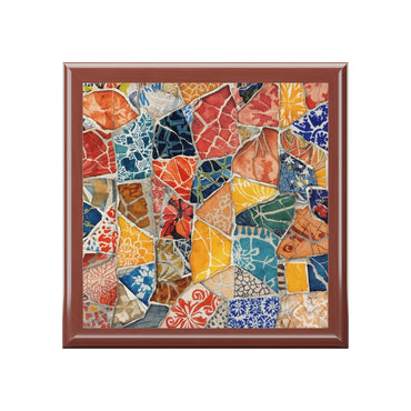 Colorful Mosaic Jewelry Box Gift For Her Home Decor - Rosetta Creative Boutique