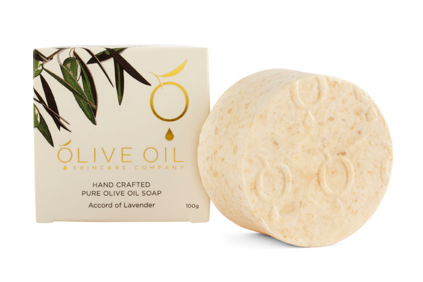 All Natural Olive Oil Soap Lavender Essential Oil 100g - Rosetta Creative Boutique