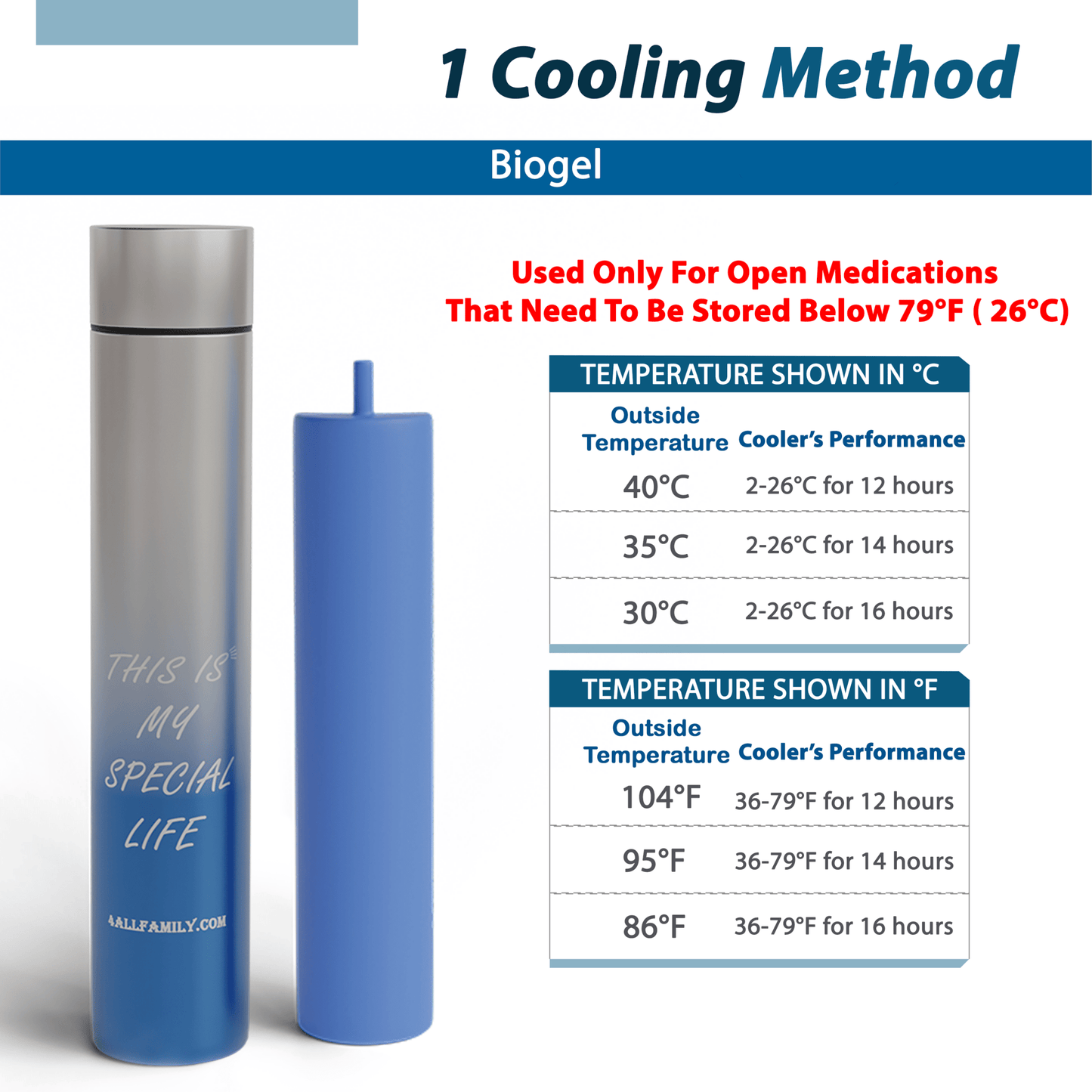 12H Small Insulin Pen Travel Case With Cooling Pack - Rosetta Creative Boutique