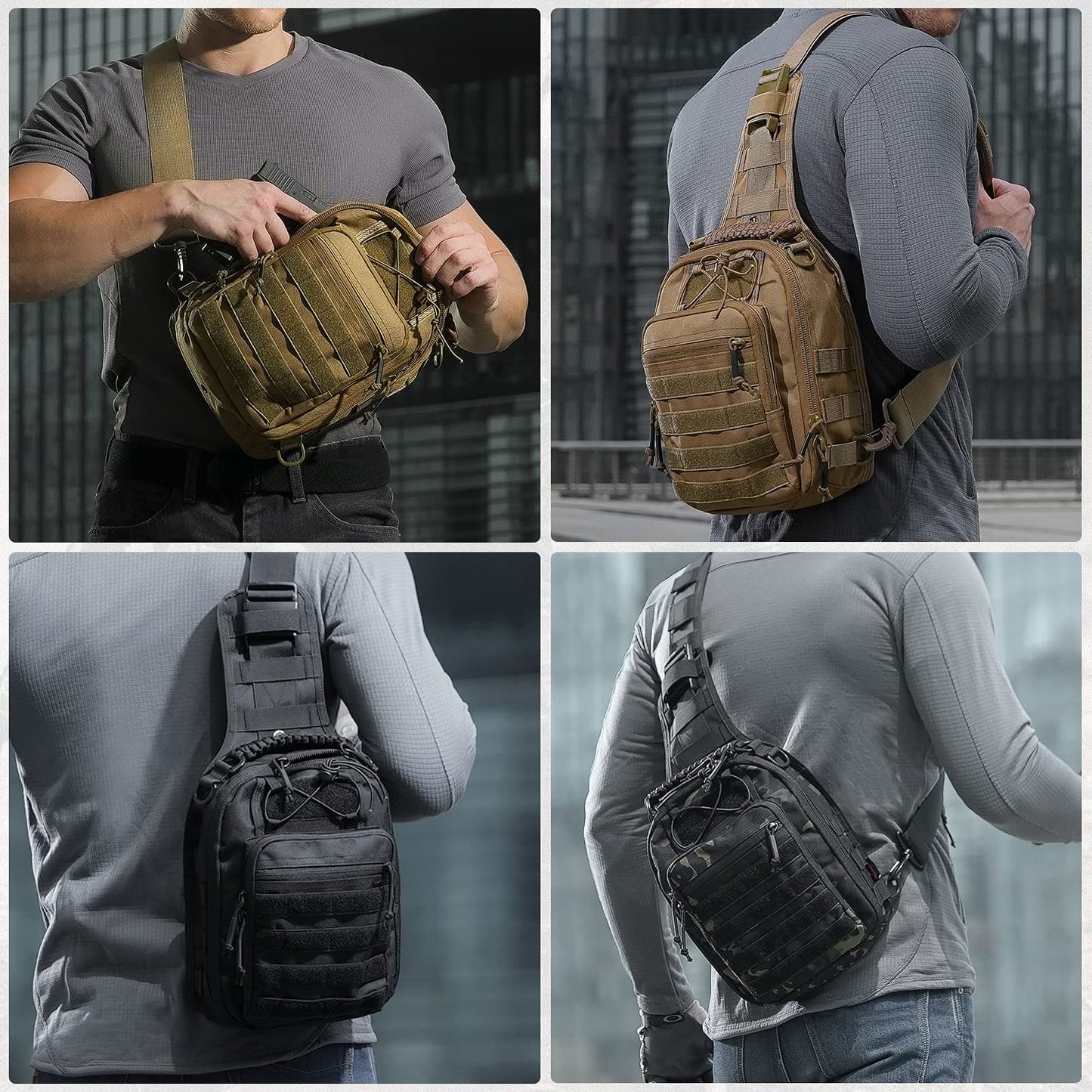 Antarctica Military Waterproof Sling Bag - Anti-Cut Waterproof Design for Ultimate Protection - Rosetta Creative Boutique