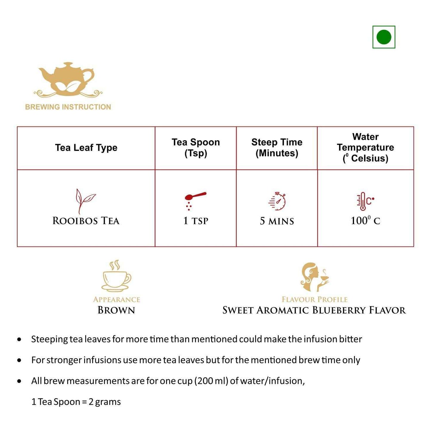 Blueberry Blossoms Rooibos Tea