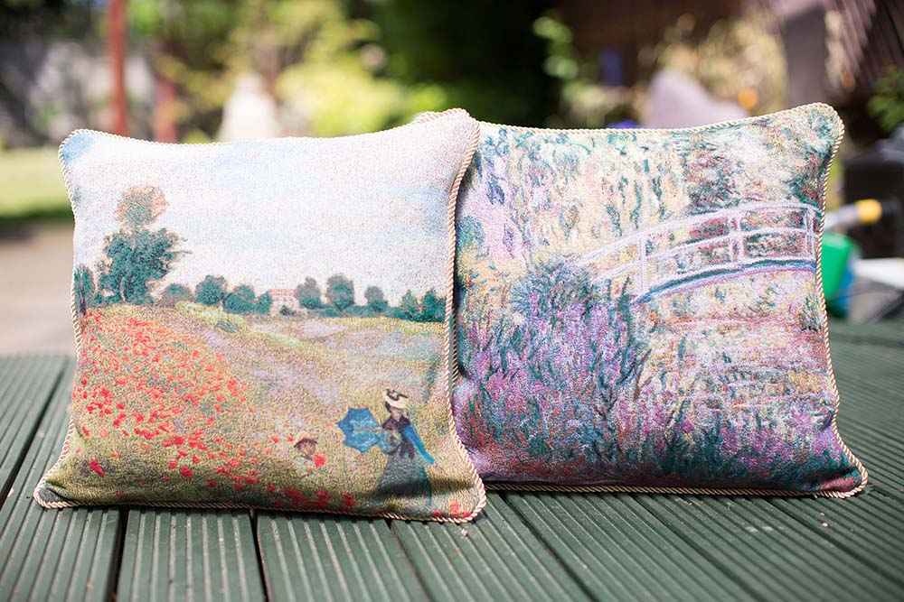 Monet Japanese Bridge - Cushion Cover Art 45cm*45cm