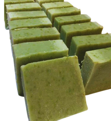 Fresh Cucumber Mint Soap Slice Shea Butter Palm Free Lemon - Rosetta Creative Boutique