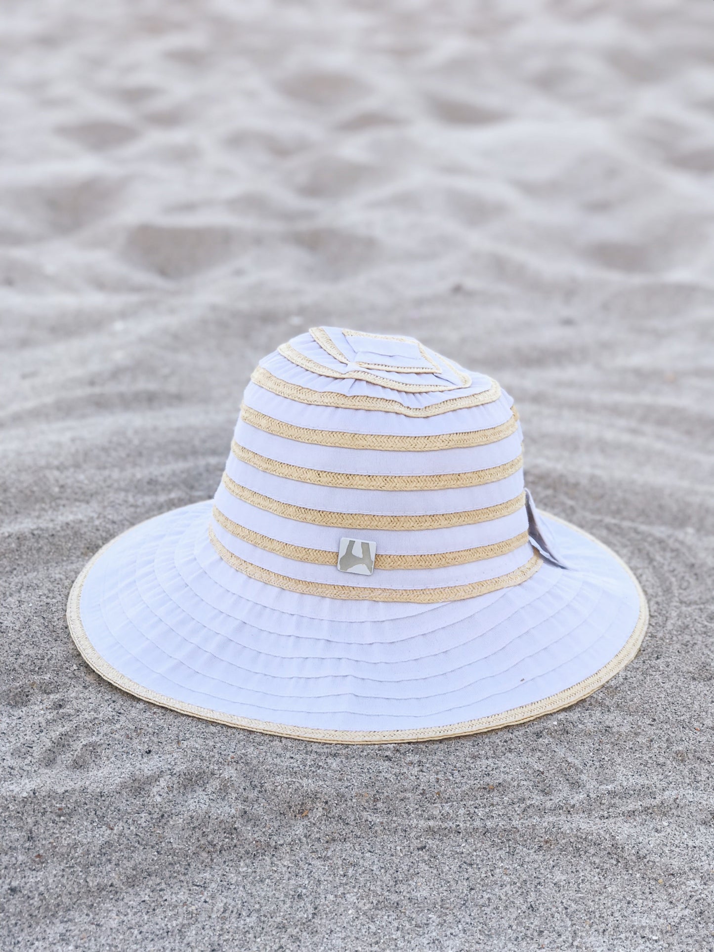 Ribbon Bow Travel Sun Hat for Easy Vacation Comfort - Rosetta Creative Boutique