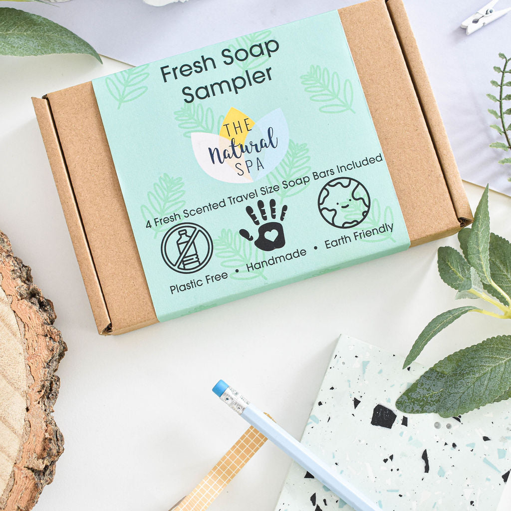 Fresh Scented Soap Trial Box 4 Pieces Thenaturalspa - Rosetta Creative Boutique