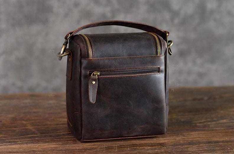 The Calista Small Leather Camera Bag For Mirrorless DSLR - Rosetta Creative Boutique