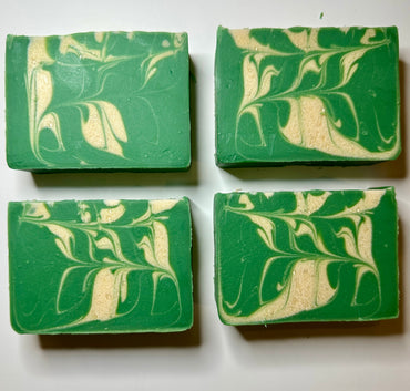 Frosted Fir Goat Milk Soap Berry Pineapple Woodsy Scent - Rosetta Creative Boutique