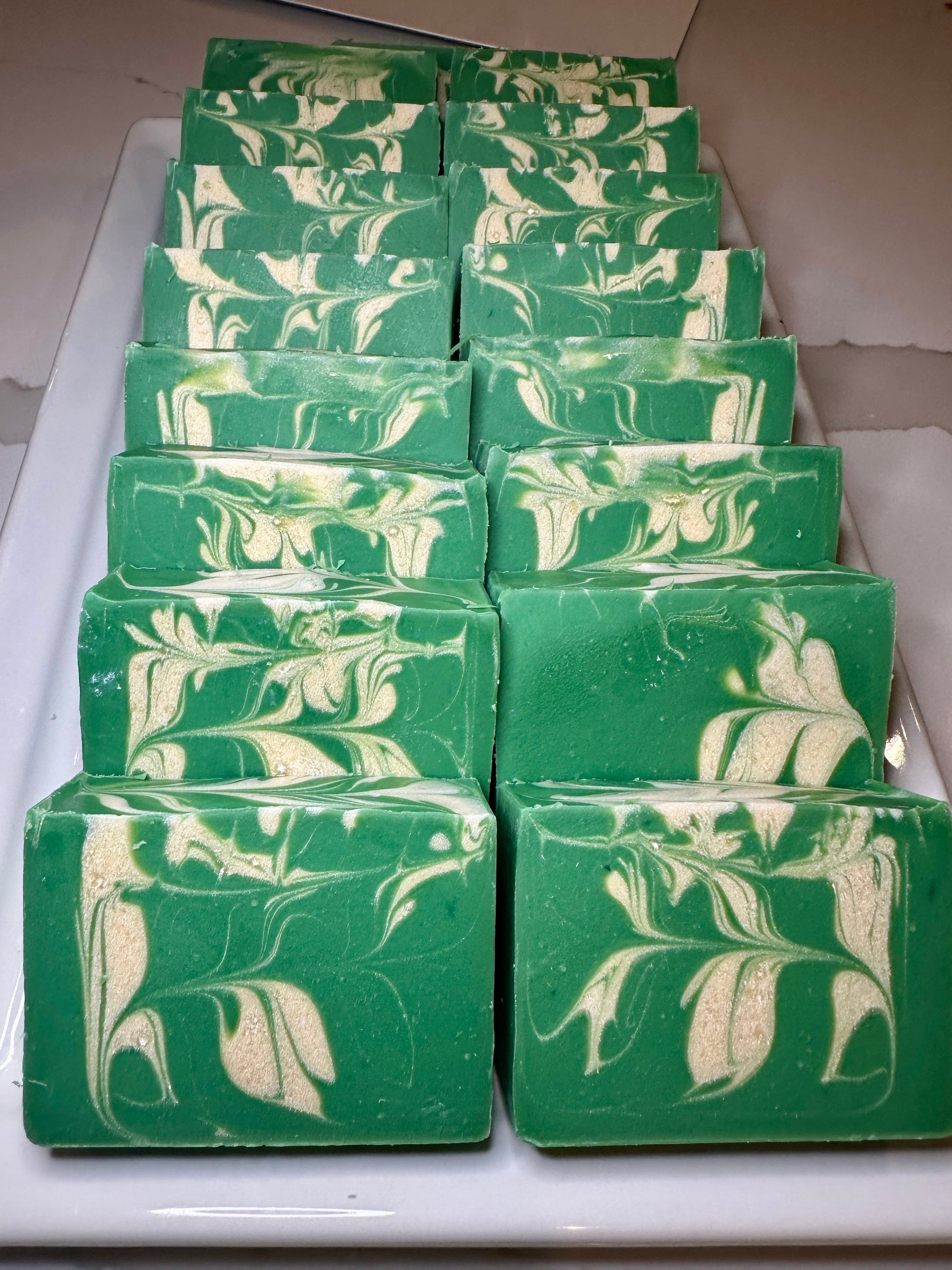 Frosted Fir Goat Milk Soap Berry Pineapple Woodsy Scent - Rosetta Creative Boutique