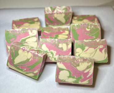 Pink Grapefruit Goat Milk Soap Slippery Bills Citrus Scent - Rosetta Creative Boutique