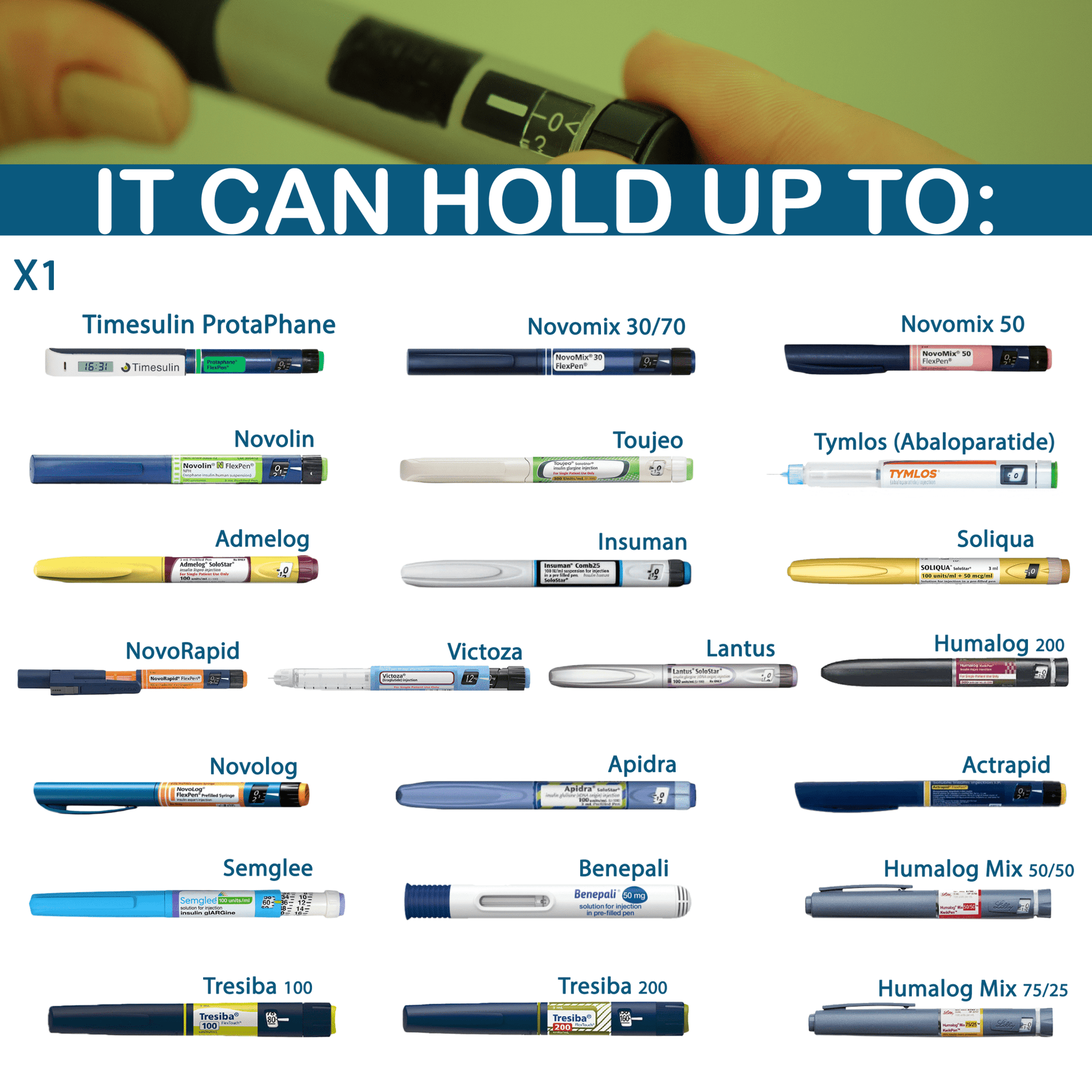 12H Small Insulin Pen Travel Case With Cooling Pack - Rosetta Creative Boutique