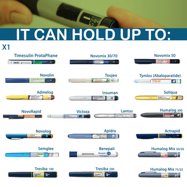 12H Small Insulin Pen Travel Case With Cooling Pack - Rosetta Creative Boutique