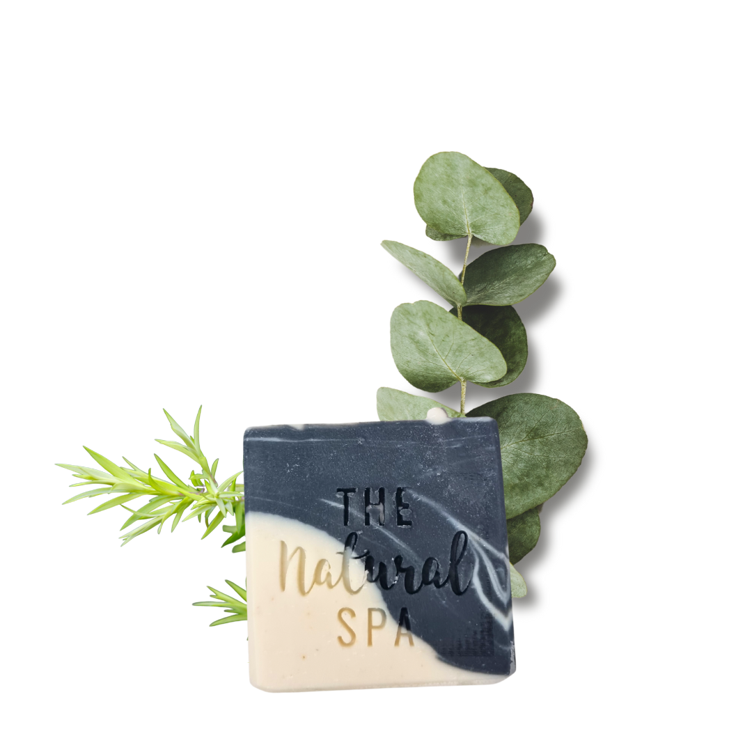 Into The Night Soap Tea Tree Eucalyptus Charcoal Soap Bar - Rosetta Creative Boutique