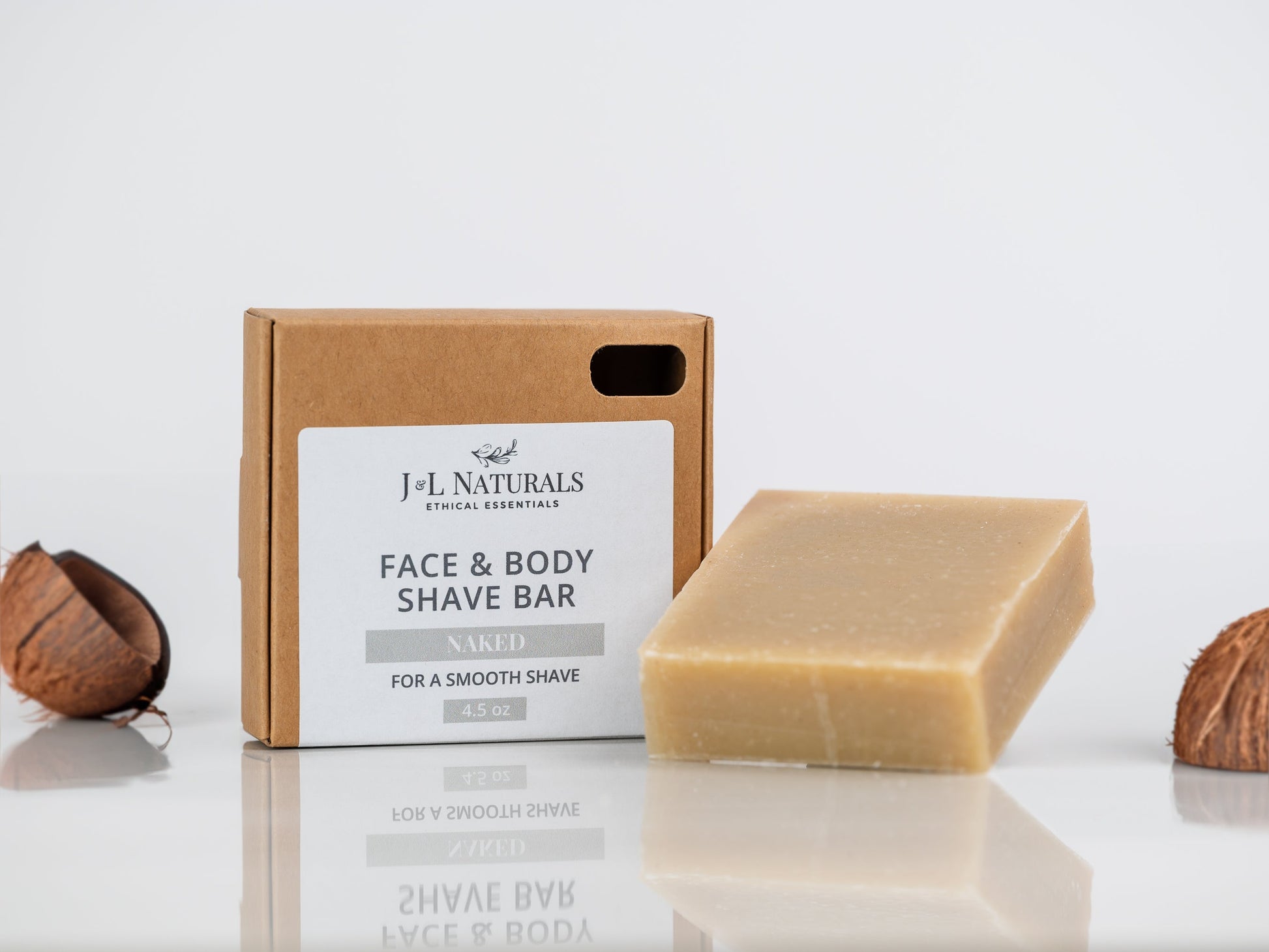 Shave Soap Naked Unscented Lavender Peppermint for Men - Rosetta Creative Boutique