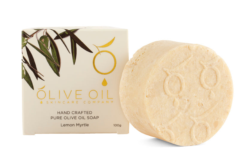Olive Oil Soap All Natural Lemon Myrtle 100g Australian - Rosetta Creative Boutique
