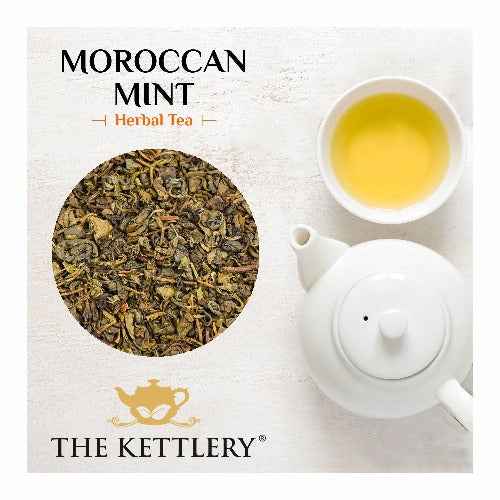 Moroccan Mint Spearmint Green Tea in Tin