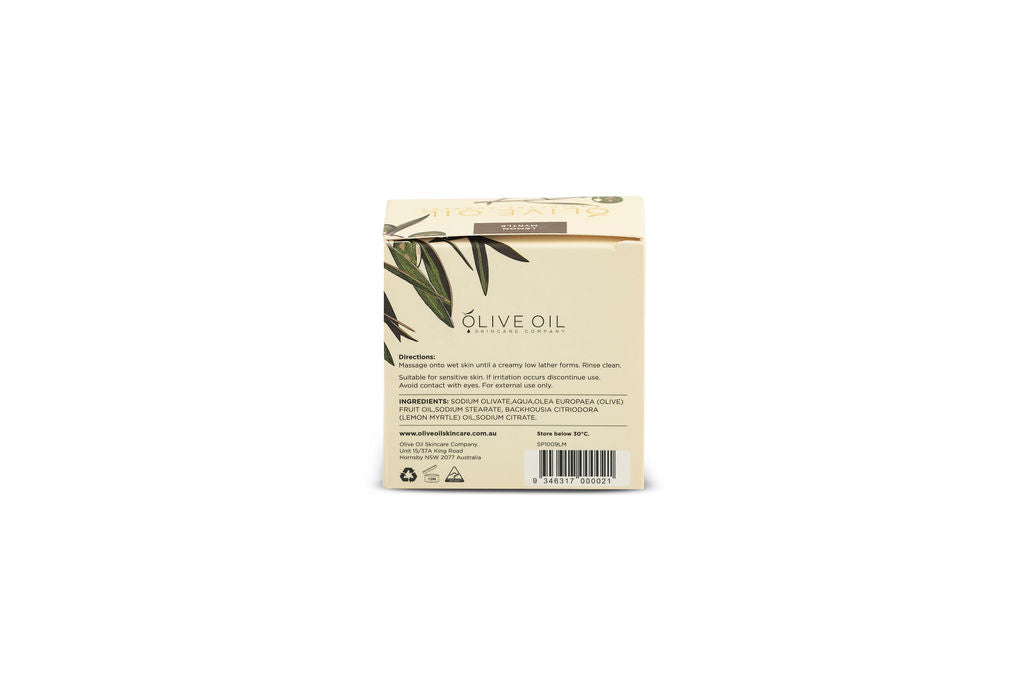 Olive Oil Soap All Natural Lemon Myrtle 100g Australian - Rosetta Creative Boutique