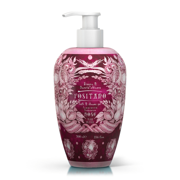 Le Maioliche POSITANO ROSE Bath & Shower Gel 700 ml-0