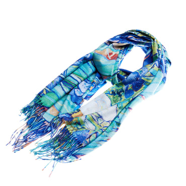 Van Gogh Iris - Art Pashmina-1