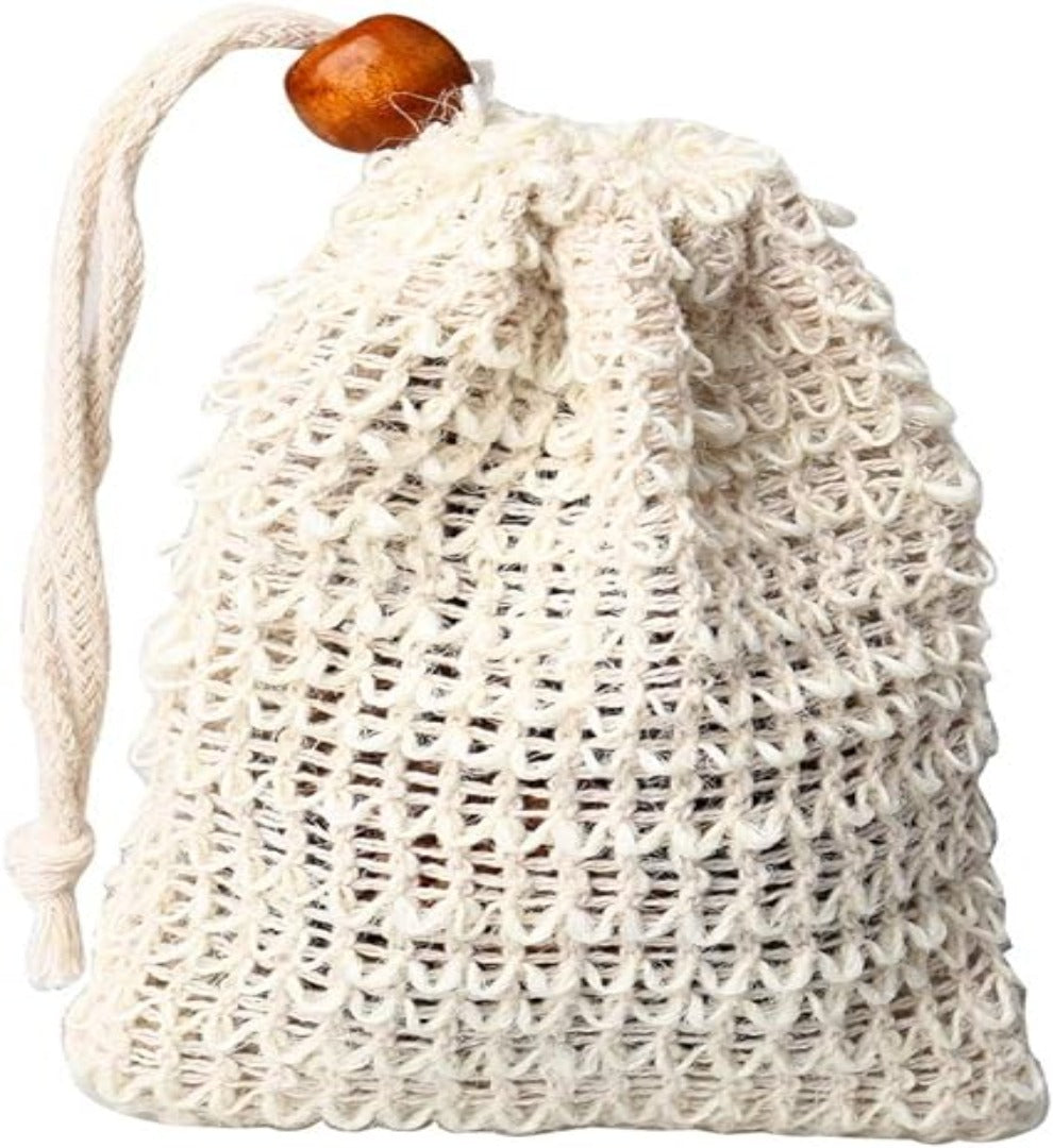 Soap Saver Set Of Two Natural Sisal Soap Bags For Lather - Rosetta Creative Boutique