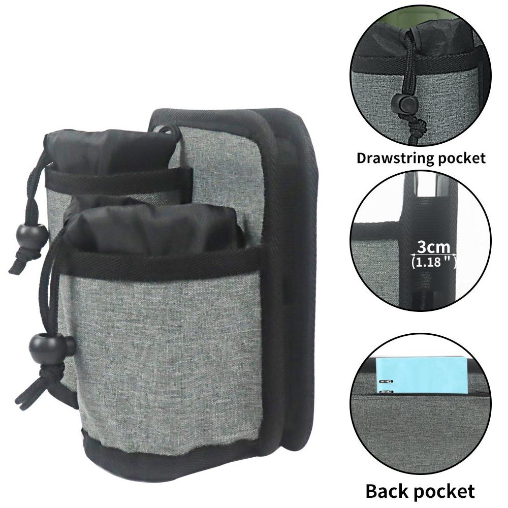 NNEIDS Travel Cup Holder For Luggage Gray Durable Premium - Rosetta Creative Boutique