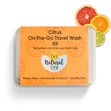 Citrus Mini Travel Wash Kit On The Go Spa Gift Set Bundle - Rosetta Creative Boutique