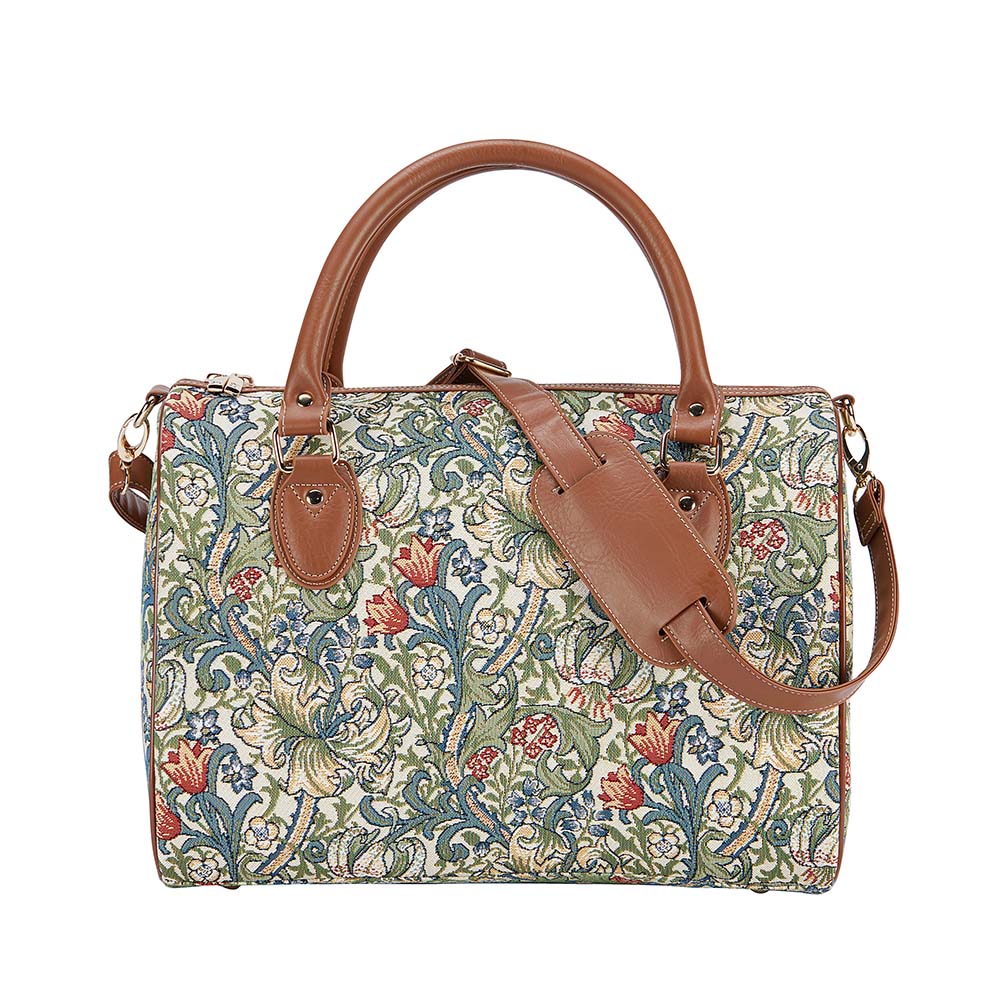 William Morris Golden Lily Travel Bag Signare Tapestry - Rosetta Creative Boutique