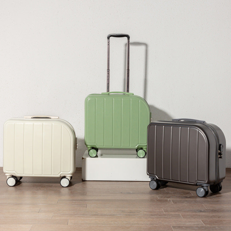 NNEDSZ Green 18 Inch Carry On ABS Hardside Spinner Luggage - Rosetta Creative Boutique