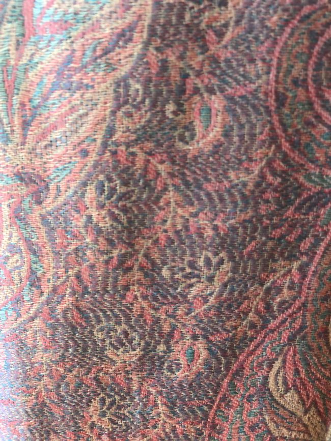 Kashmir Inspired Light Pink Jamawar Pashmina Scarf - Rosetta Creative Boutique