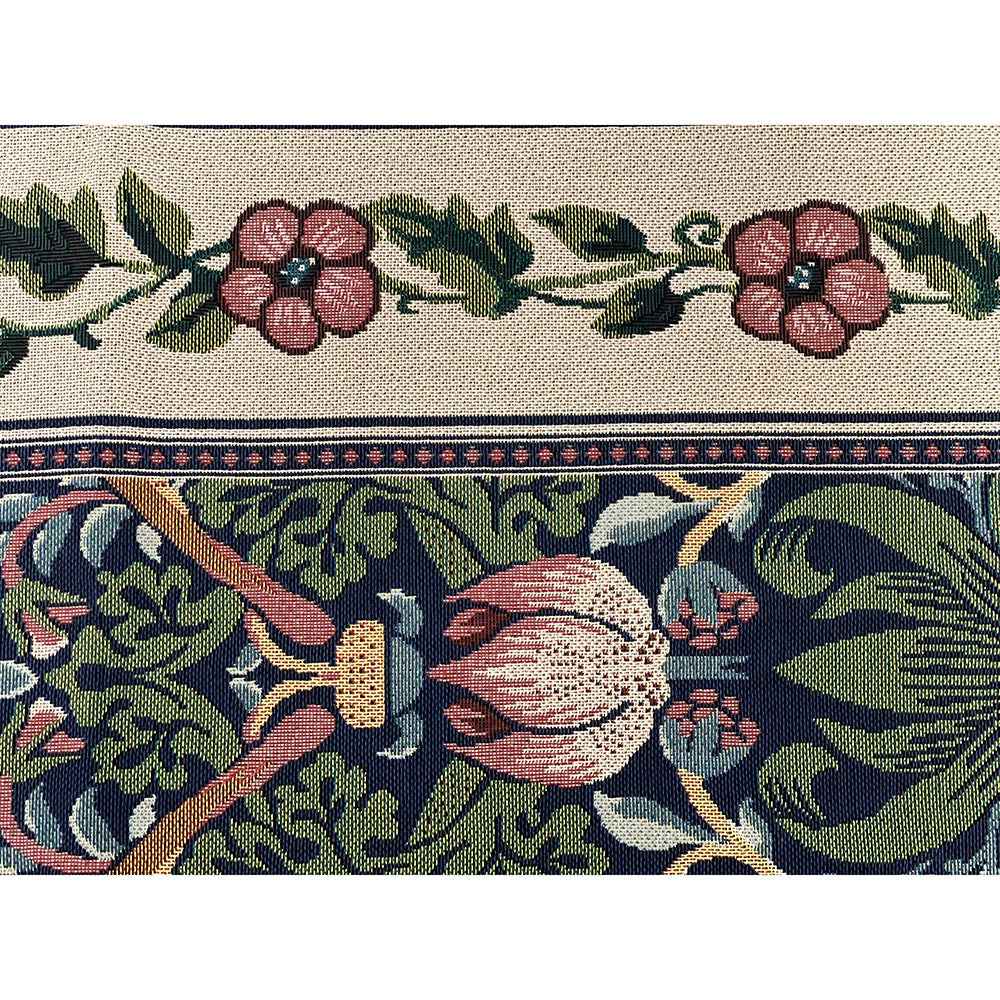 William Morris Strawberry Thief Blue - Wall Hanging 112cm x 140cm (70 rod)
