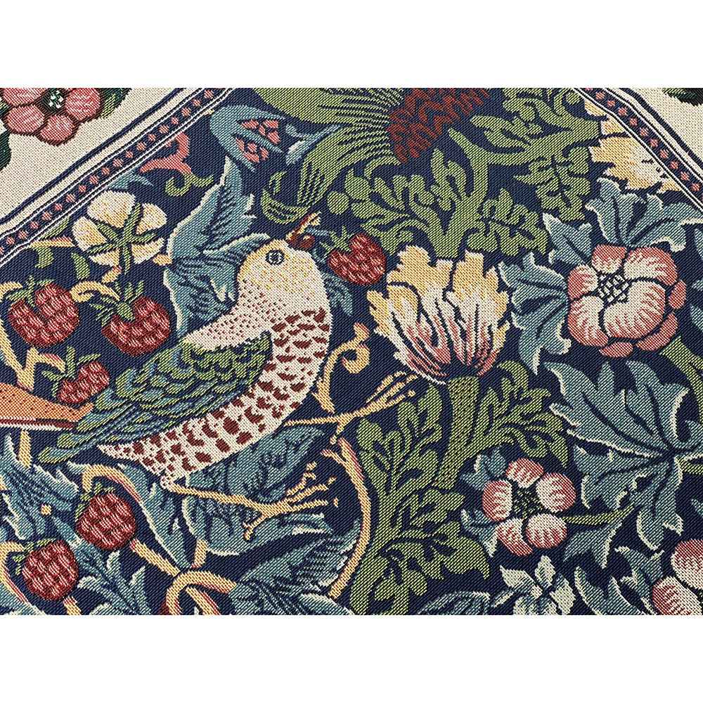 William Morris Strawberry Thief Blue - Wall Hanging 112cm x 140cm (70 rod)