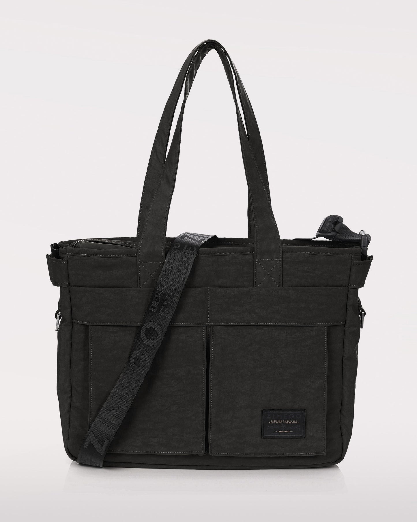 Zimego Unisex Double Laptop Tote With Premium Dual Pockets - Rosetta Creative Boutique