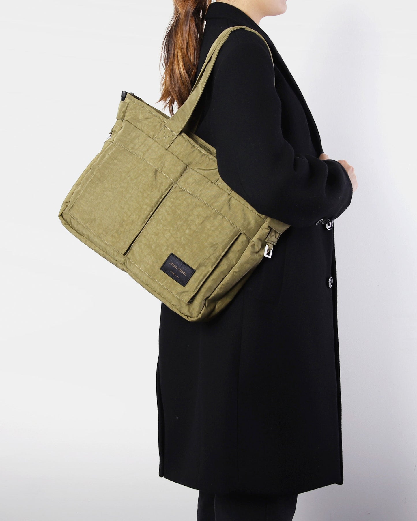 Zimego Unisex Double Laptop Tote With Premium Dual Pockets - Rosetta Creative Boutique