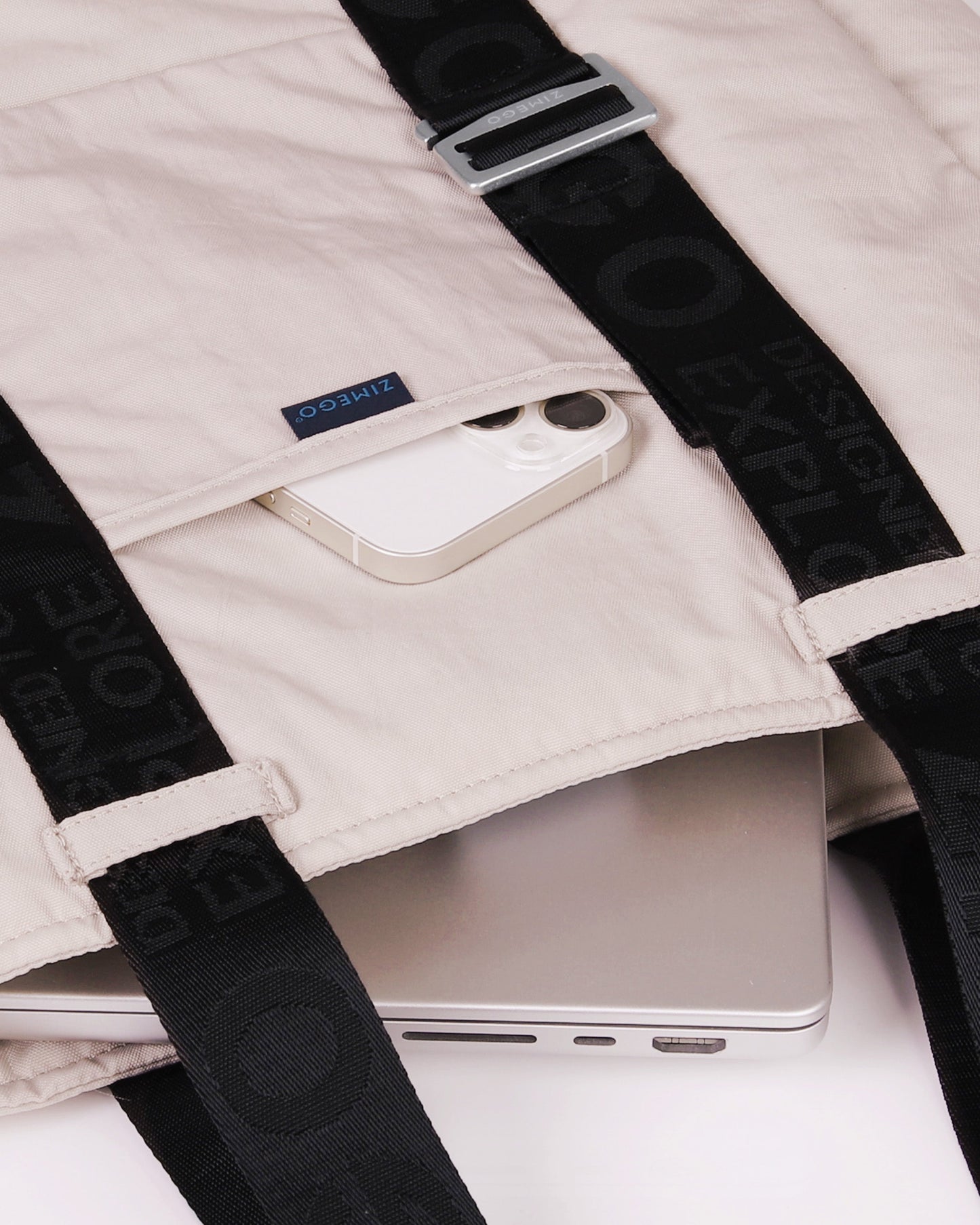 Zimego Unisex Laptop Tote Padded Sleeve And Branded Straps - Rosetta Creative Boutique