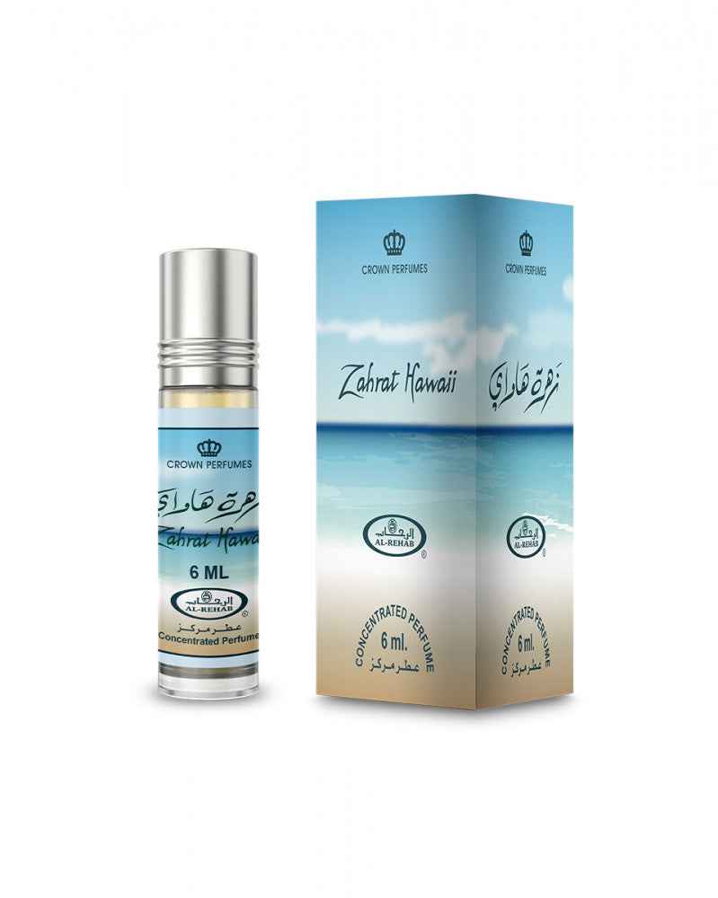 Al Rehab Zahrat Hawaii Perfume Oil 6ml Attar for All Occasions