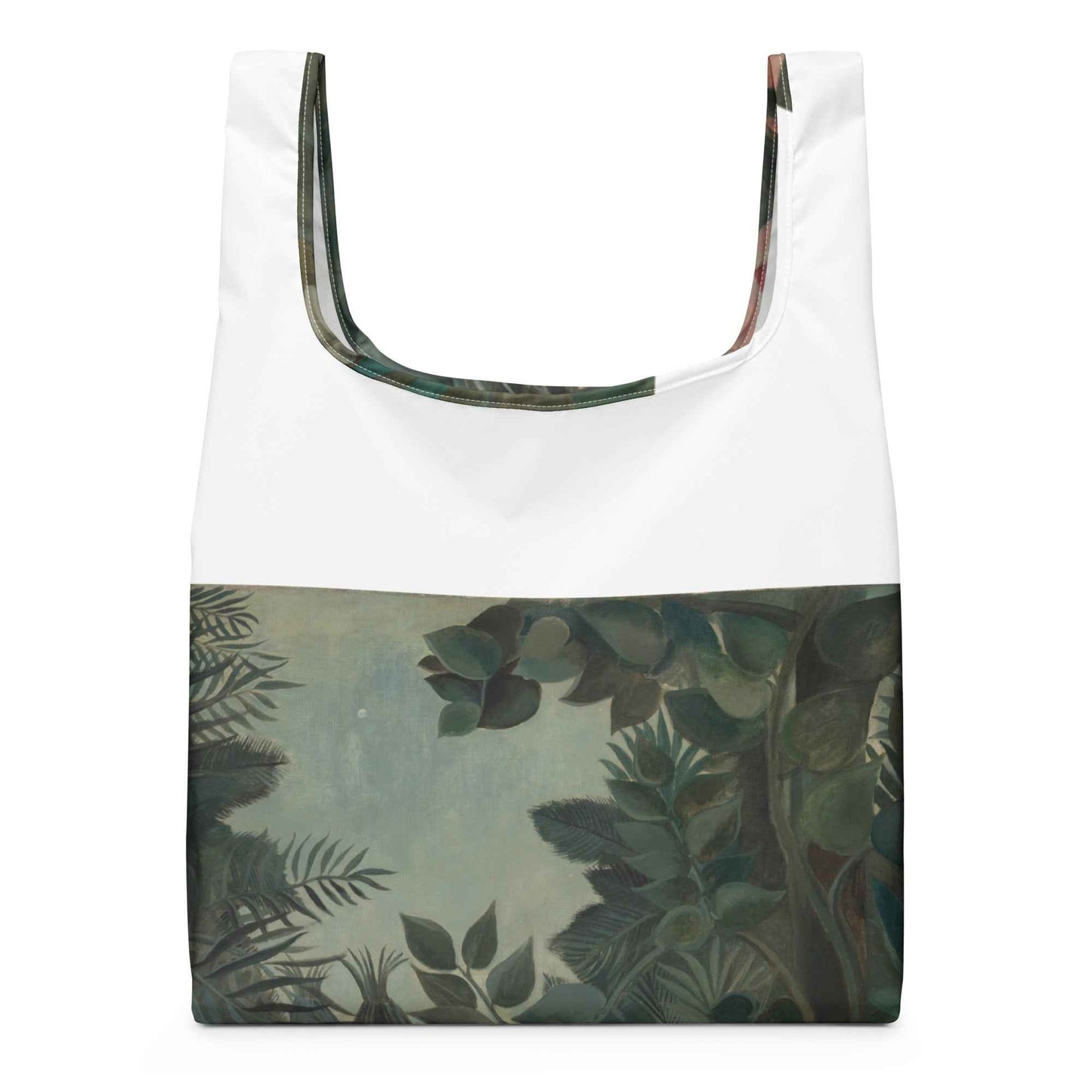 The Equatorial Jungle Shopping Bag by Henri Rousseau - Artful Eco-Friendly Tote - Rosetta Creative Boutique