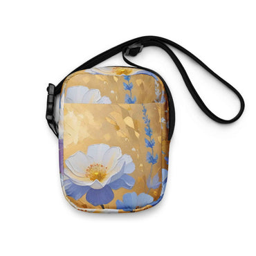 Floral Klimt-Style Crossbody Bag by Rosetta Creative Boutique - Exclusive Floral Design - Rosetta Creative Boutique