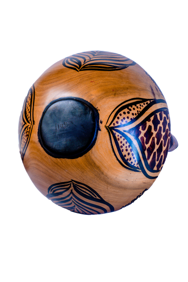 Animal Pattern Bowl with Giraffe Handle