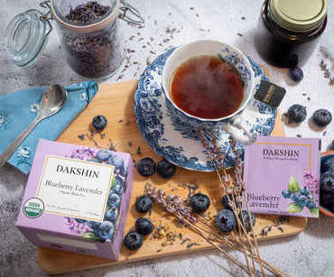 Organic Blueberry Lavender Tea - Antioxidant by Dakshin