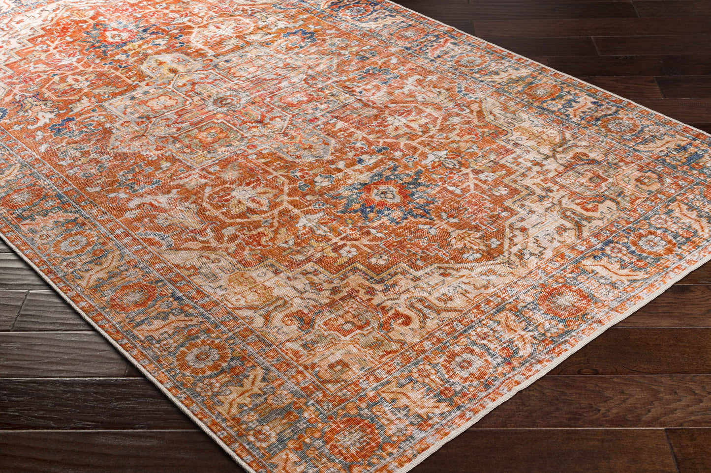 Cagayancillo Washable Area Rug Low Pile 0.08 Inch Classic - Rosetta Creative Boutique