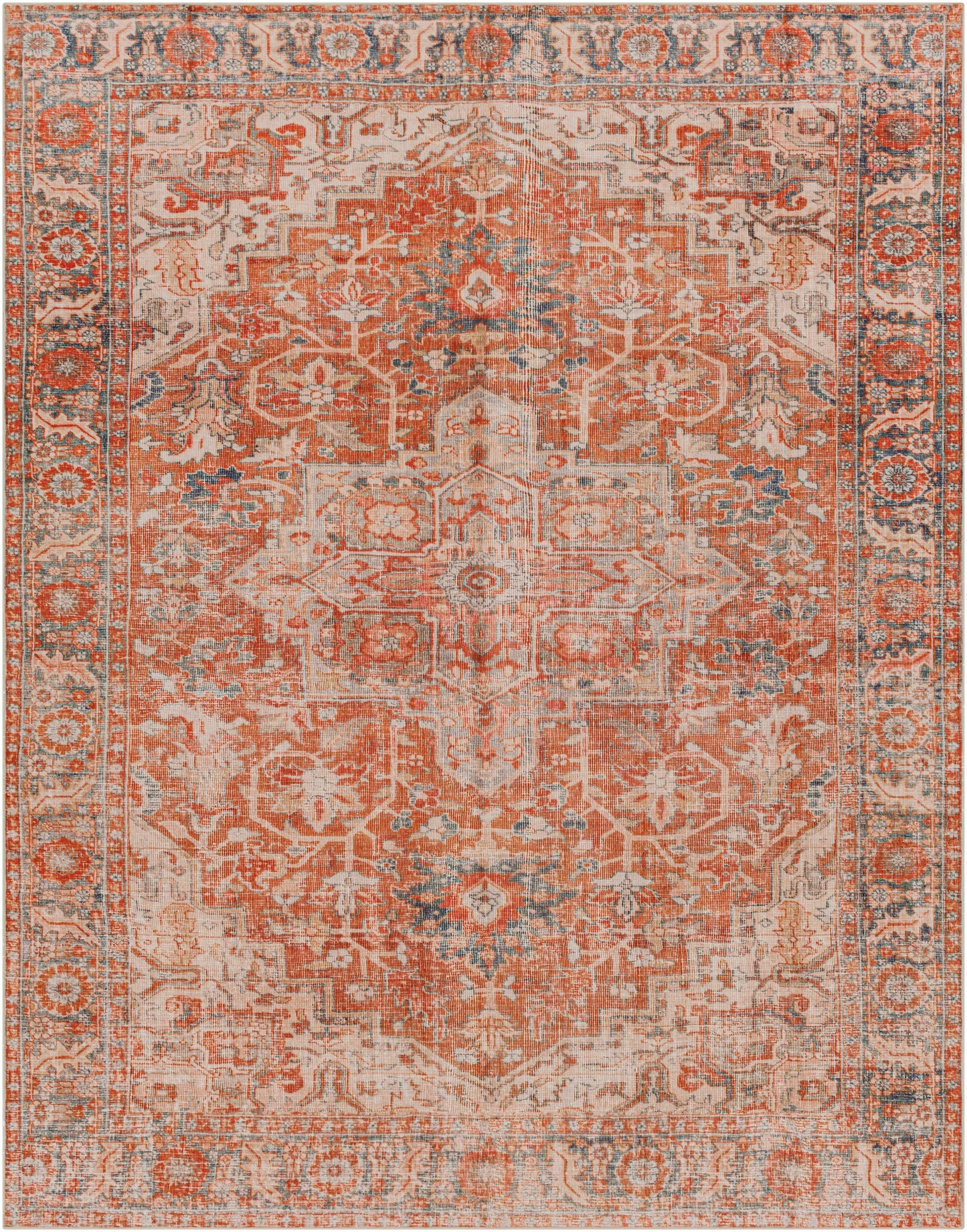 Cagayancillo Washable Area Rug Low Pile 0.08 Inch Classic - Rosetta Creative Boutique