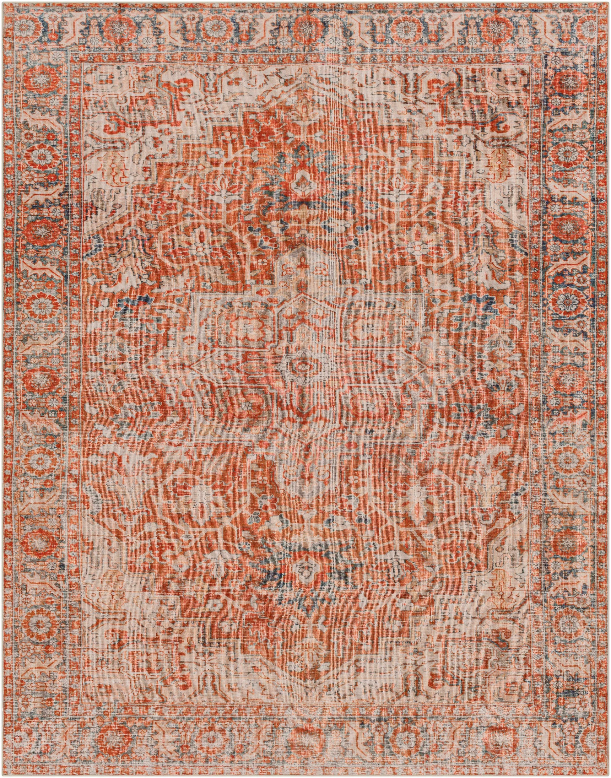 Cagayancillo Washable Area Rug Low Pile 0.08 Inch Classic - Rosetta Creative Boutique