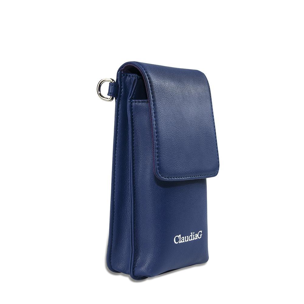 Ibag Leather Crossbody Bag Sapphire With Adjustable Strap - Rosetta Creative Boutique