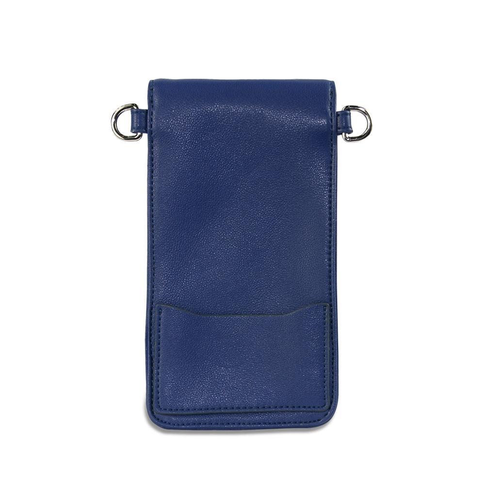 Ibag Leather Crossbody Bag Sapphire With Adjustable Strap - Rosetta Creative Boutique